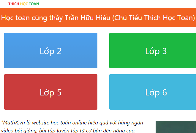 Có bố mẹ nào cho con học mathx.vn chưa?