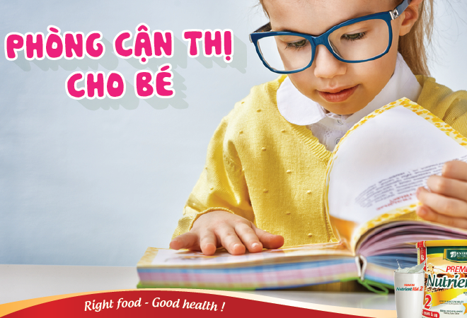 Phòng ngừa cận thị cho con trẻ