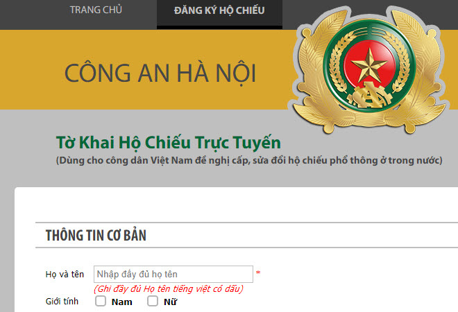 Tra cứu hộ chiếu passport online