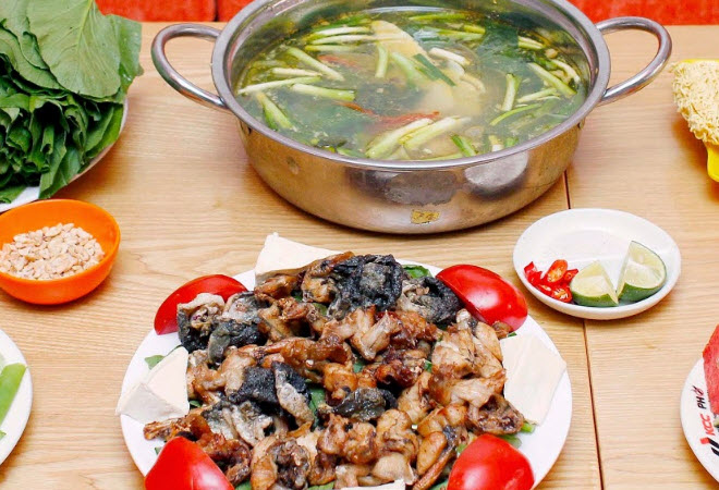 Hà Nội ăn lẩu ếch ở đâu ngon
