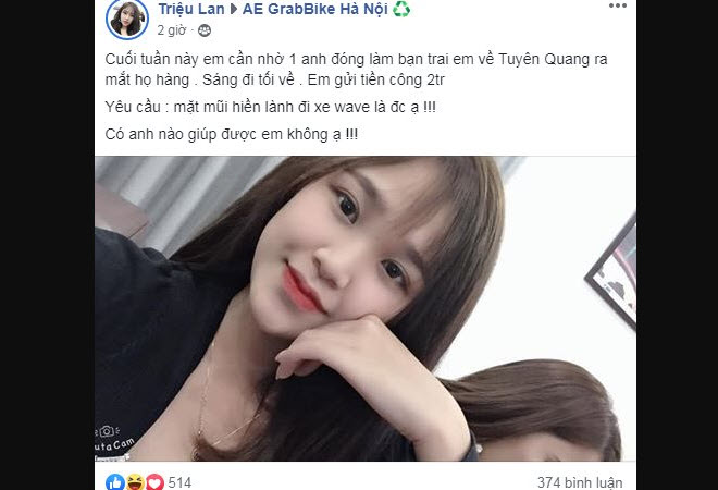 Tuyển gấp bạn trai về ra mắt bố mẹ