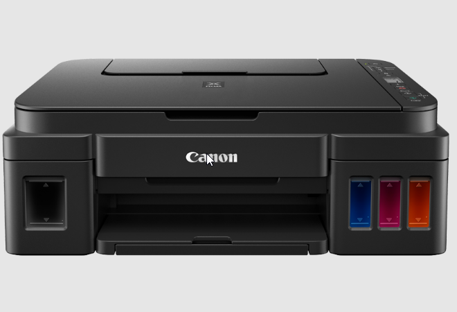 Máy in canon PIXMA G3010 in đen trắng bị lỗi